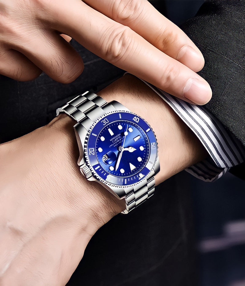 Relógio Masculino Elegance Steel - Luxo e Modernidade em Aço