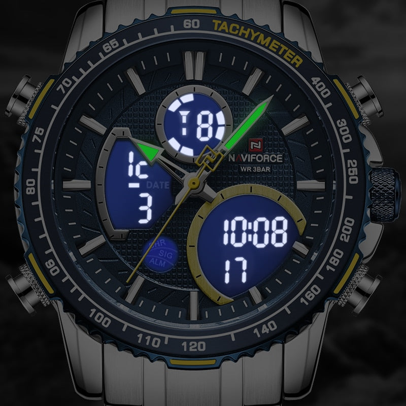 Relógio Masculino PrecisionSport - Luxo e Tecnologia em Quartzo
