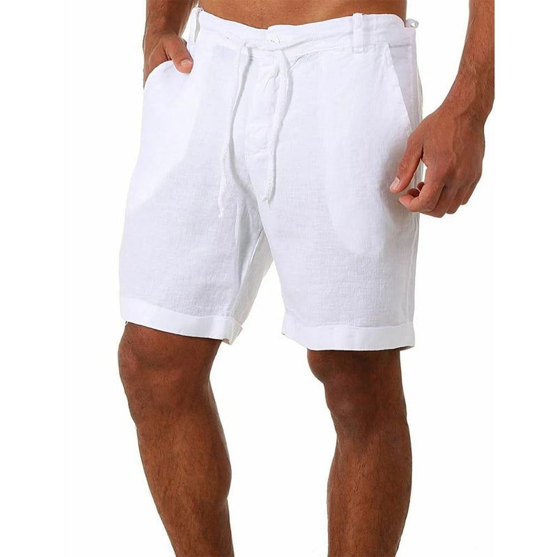 KB-Shorts Masculinos de Algodão de Linho: Conforto e Estilo para o Verão