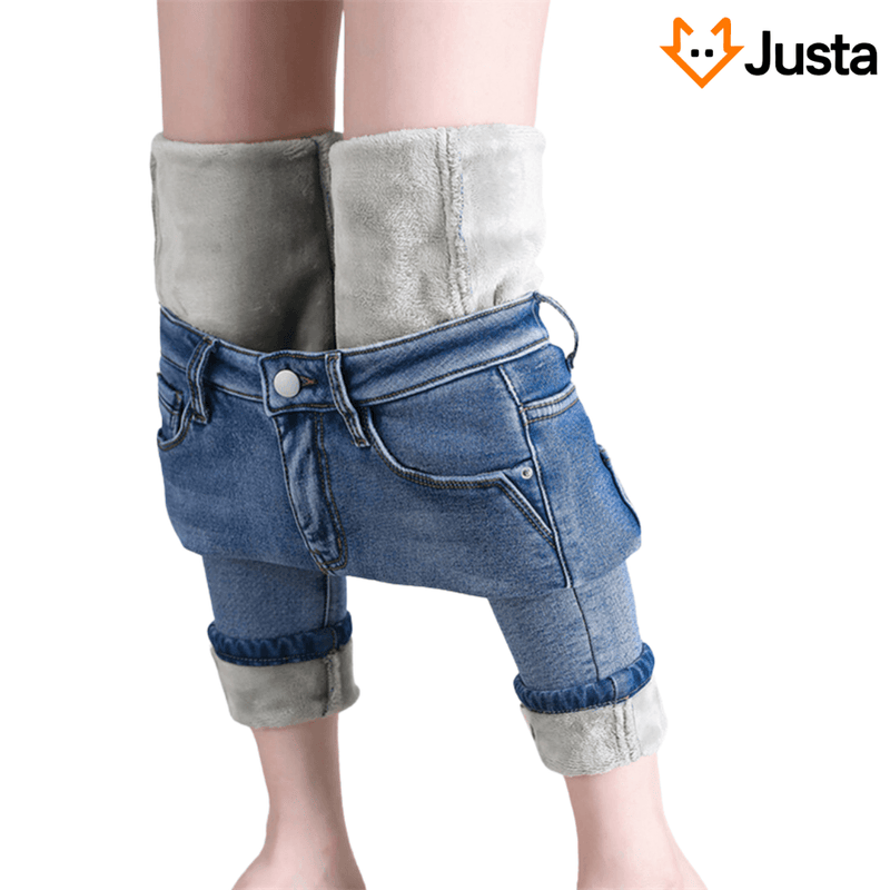 Calça Jeans Peluciada - Hot Jeans - Loja Justa