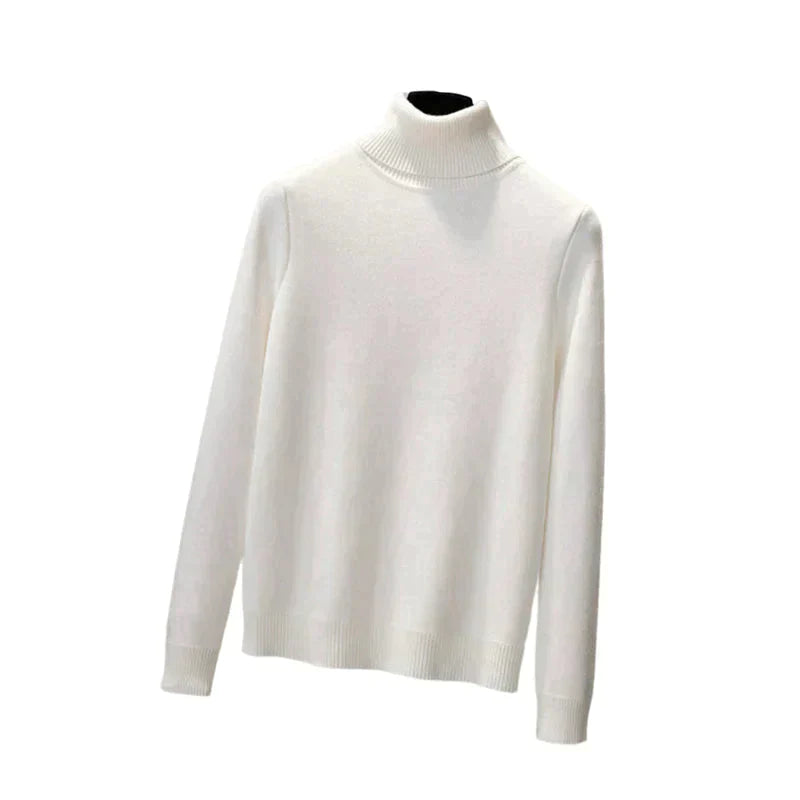 Suéter Feminino Branco Forrado em Veludo - Loja Justa